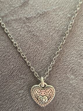Sterling Silver Heart Pendant Necklace - Elegant Women's Jewelry